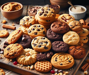 Diferentes tipos de galletas